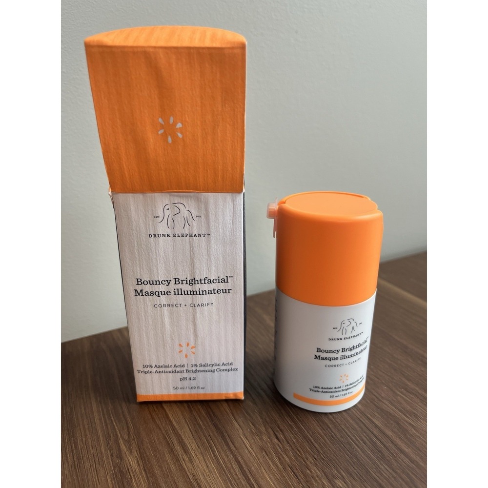 Drunk Elephant Bouncy‎ Brightfacial Masque 1.69 fl.oz./50 ml. NIB Authentic - Picture 5 of 5